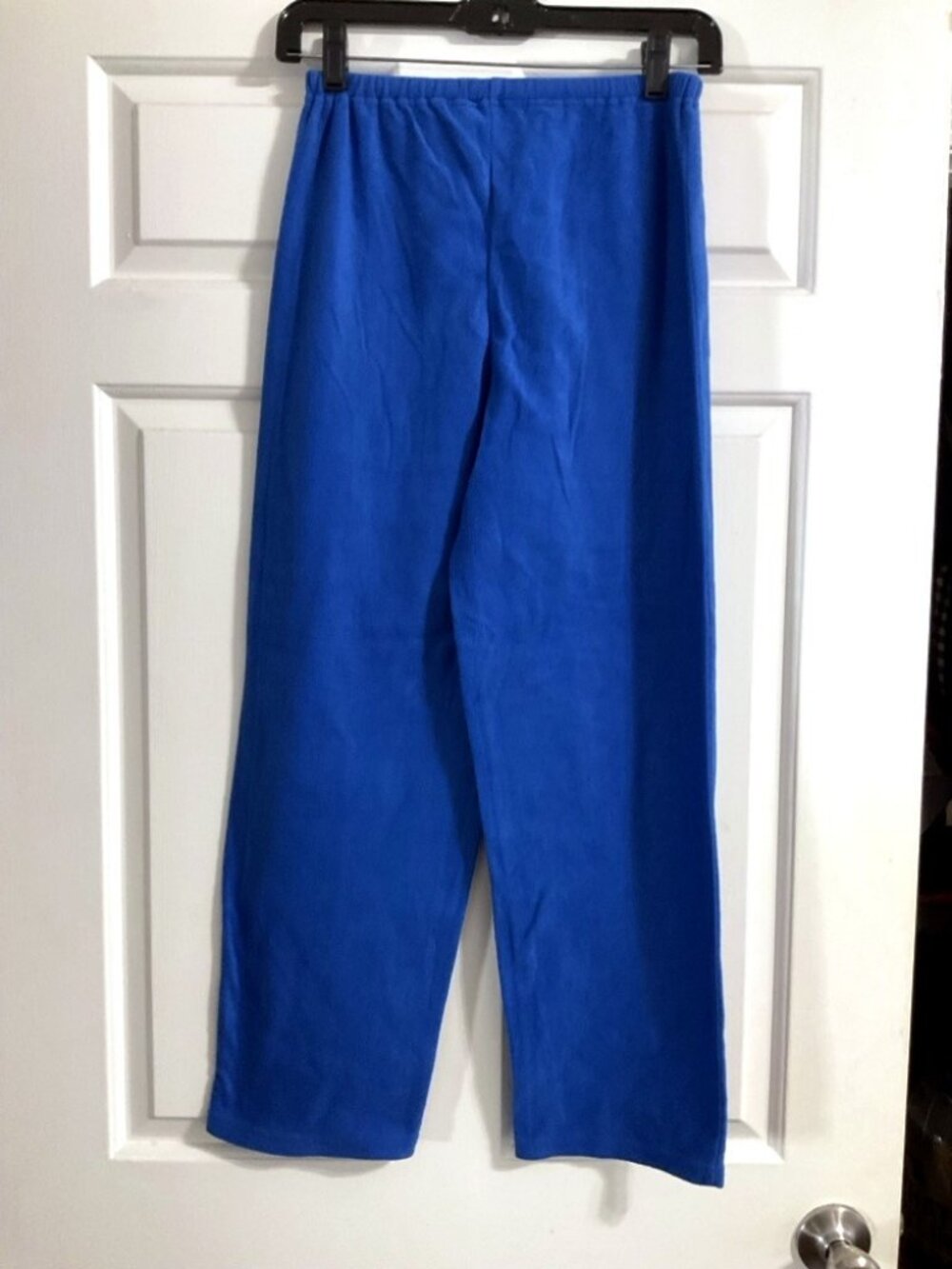 Royal Blue Fleece Lounge Pants Pajama Pants Elastic Waist Fits Like XS NWOT